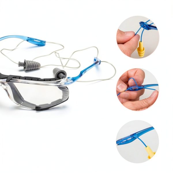 3M Safety Glasses Virtua CCS Anti-Fog Blue Frame with Foam Gasket-4