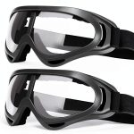 GUSTYLE 2 Pack Children's Safety Glasses with Wind Resistance and UV400 Protection Perfect for Foam Blasters Gun-0