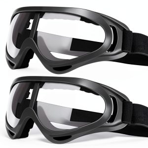 GUSTYLE 2 Pack Children's Safety Glasses with Wind Resistance and UV400 Protection Perfect for Foam Blasters Gun-0