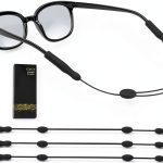 Adjustable Glasses Strap Edifeel Anti Slip Retainer Black 10-16in-0