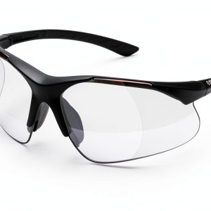 Elvex Delta Plus - WELRX500C15 RX-500C 1.5 Diopter Full Lens Magnifier Safety Glasses, Black Frame/Clear Lens-0