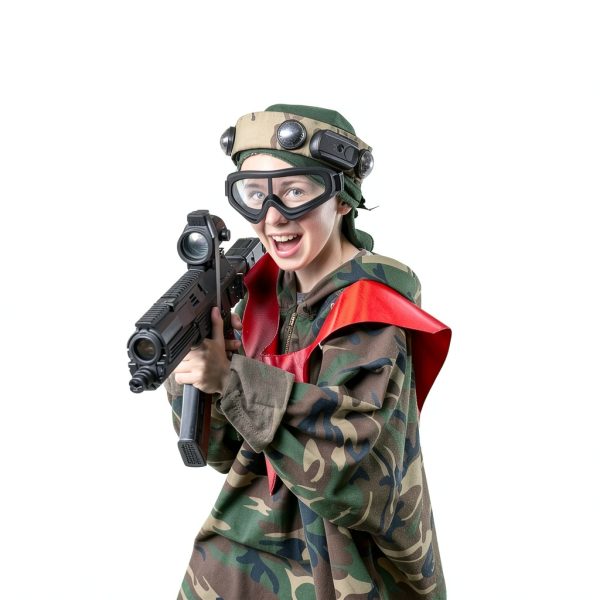 GUSTYLE 2 Pack Children's Safety Glasses with Wind Resistance and UV400 Protection Perfect for Foam Blasters Gun-5