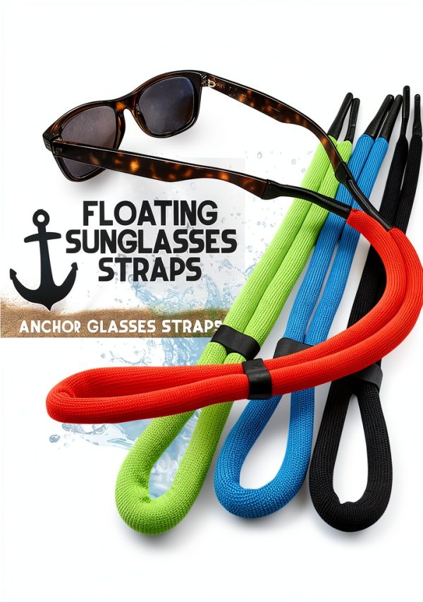 Floating Sunglasses Straps 4 Pack Anchor Buoyant Eyewear Retainer-0