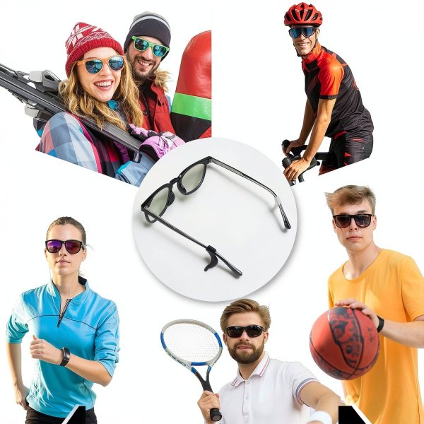 24 Pairs Glasses Ear Grip, Silicone Ear Hooks For Glasses With Storage Box for Sports and Work-6