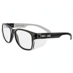 MAGID Y50 Safety Glasses Anti-Fog UV Clear Lens with Side Shields-0