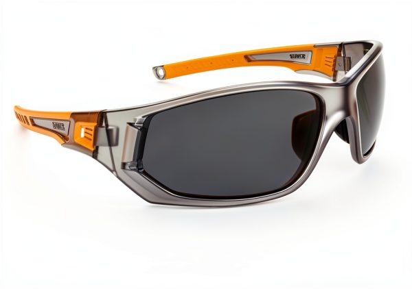 DEWALT DPG112-2D Safety Glasses Smoke Lens Vented Frame Rubber Temples-1