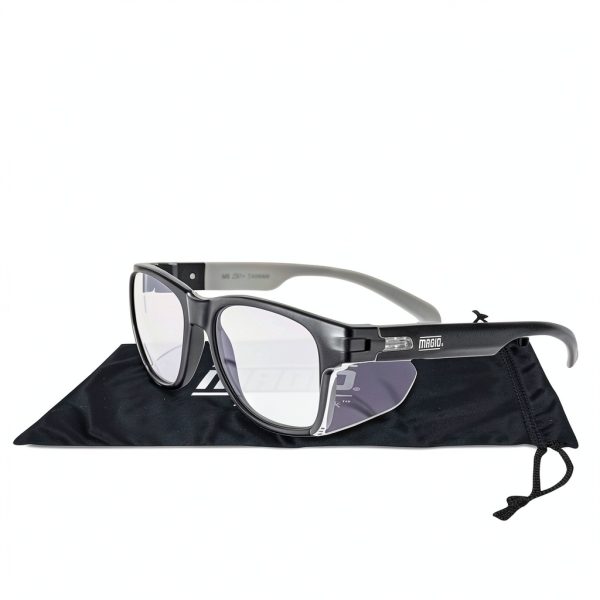 MAGID Y50 Safety Glasses Anti-Fog UV Clear Lens with Side Shields-2